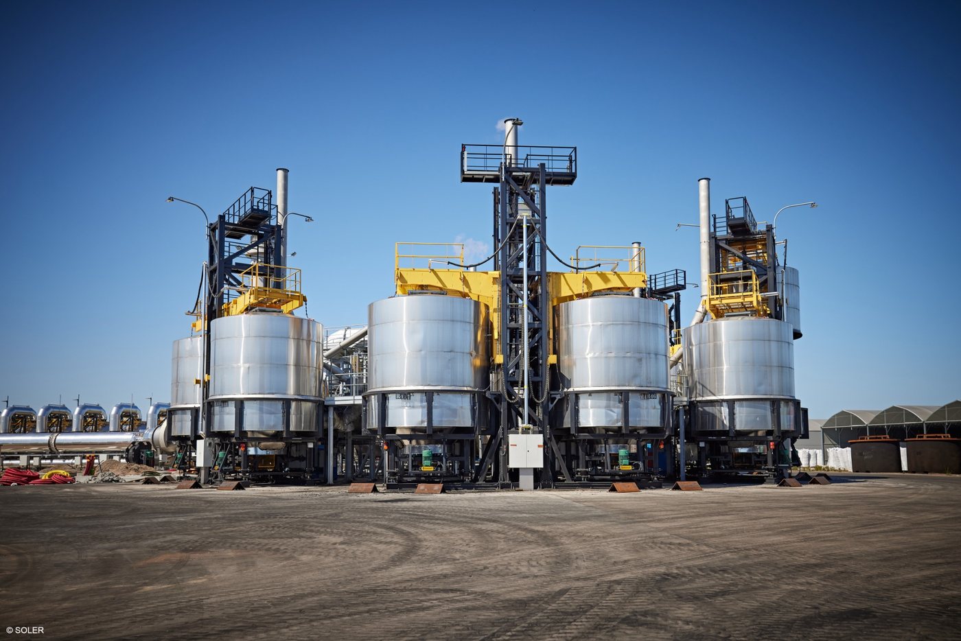Soler BioCarbon industrial production equipment